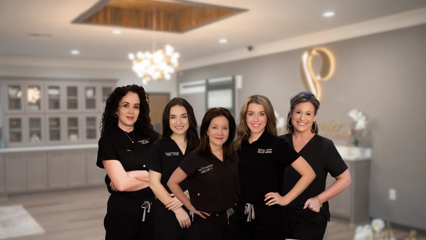 Clean, professional medical spa treatment room with neutral tones at Premier Medical Spa of Lufkin in Lufkin