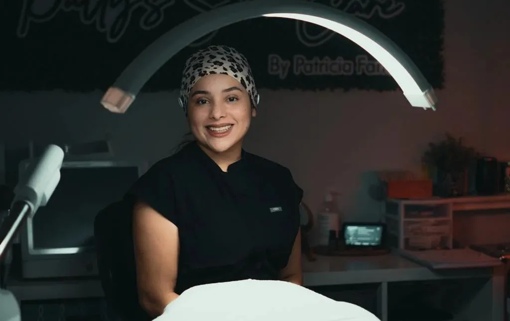 Clean, professional medical spa treatment room with neutral tones at Patty’s Skin Care in Katy