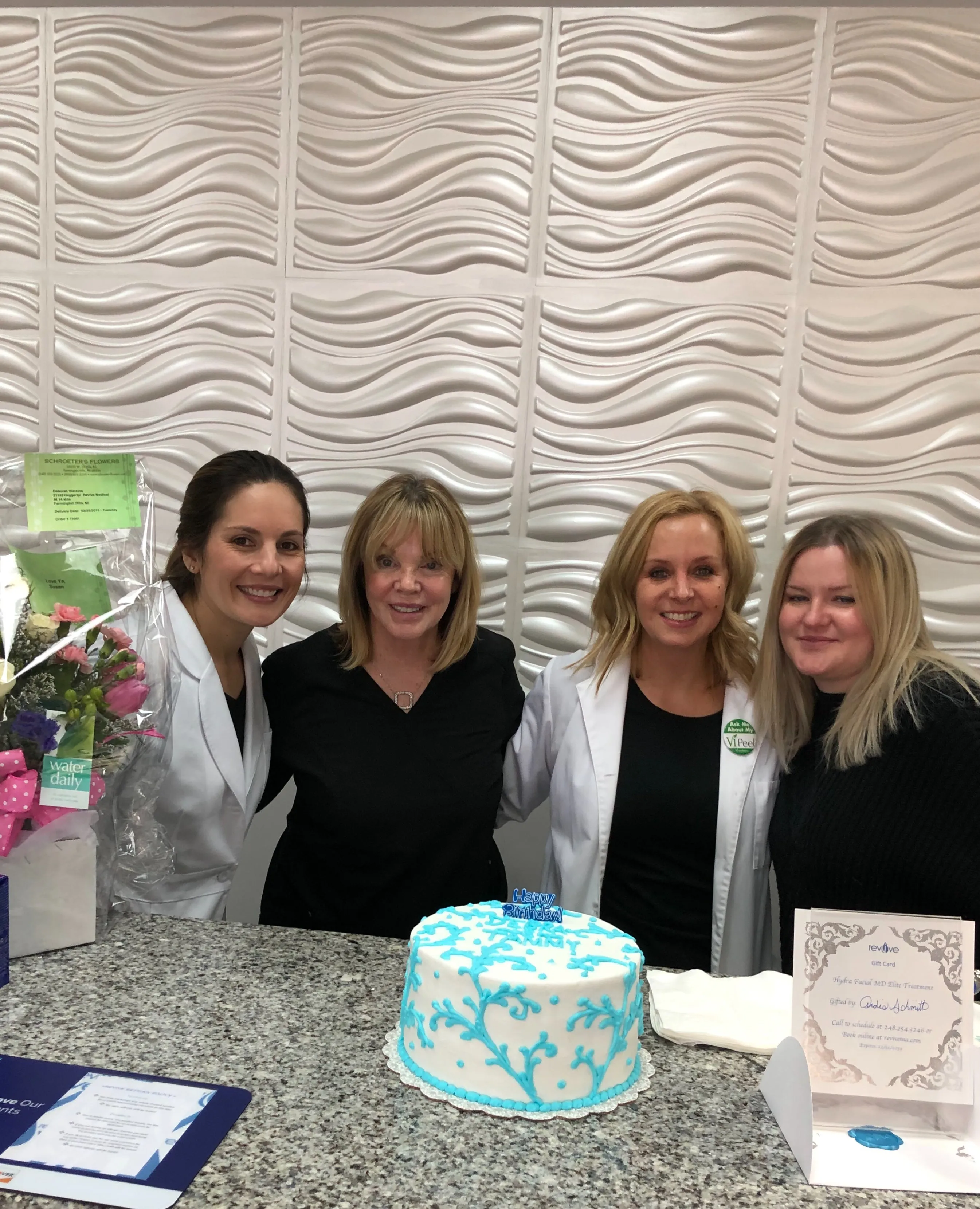 Clean, professional medical spa treatment room with neutral tones at Revive Medical Spa in Farmington Hills