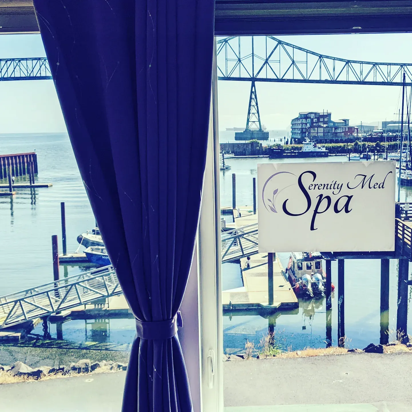 Clean, professional medical spa treatment room with neutral tones at Serenity Med Spa in ASTORIA