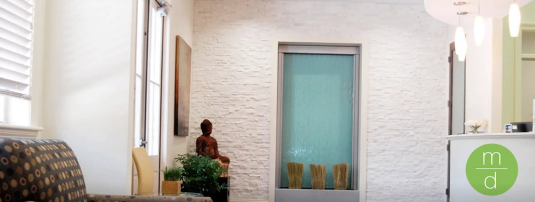 Clean, professional medical spa treatment room with neutral tones at Martha E. Stewart, MD, LLC in Mandeville