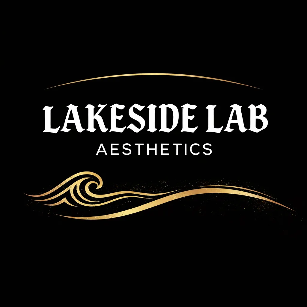 Clean, professional medical spa treatment room with neutral tones at LAKESIDE LAB AESTHETICS in Canyon Lake