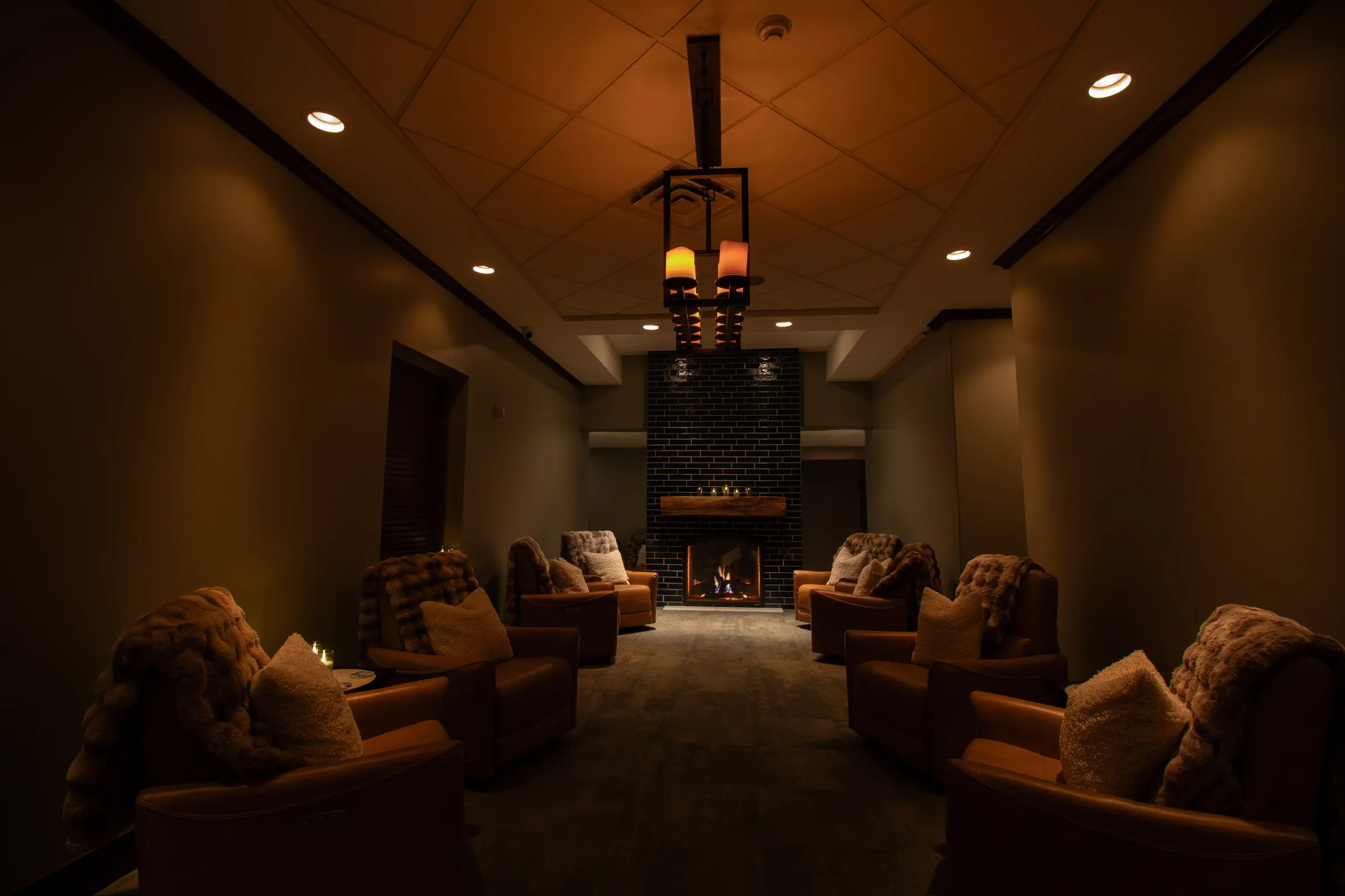 Clean, professional medical spa treatment room with neutral tones at Blu Medspa & Salon in West Seneca