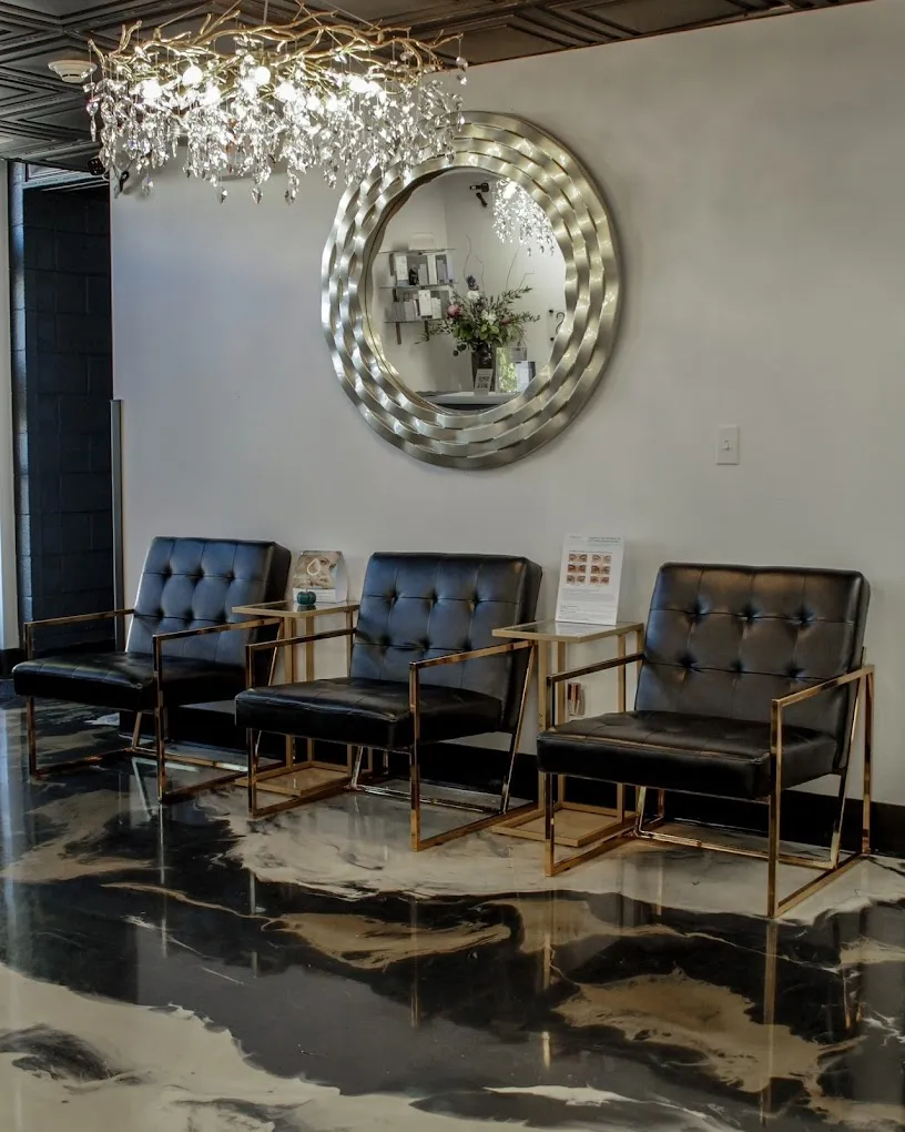 Clean, professional medical spa treatment room with neutral tones at Pure Medical Aesthetics in Rapid City
