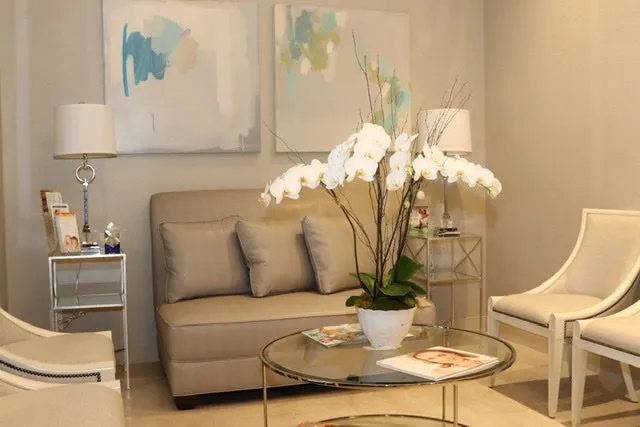 Clean, professional medical spa treatment room with neutral tones at Dr. Black Surgery in Metairie