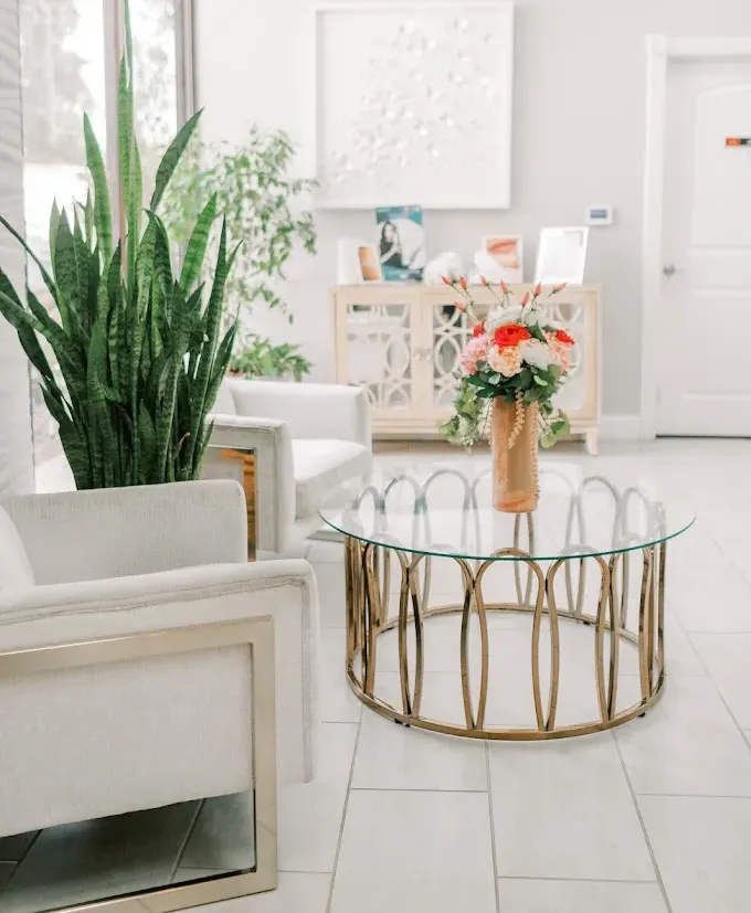 Clean, professional medical spa treatment room with neutral tones at Fountain of Youth Medical Spa in Victoria