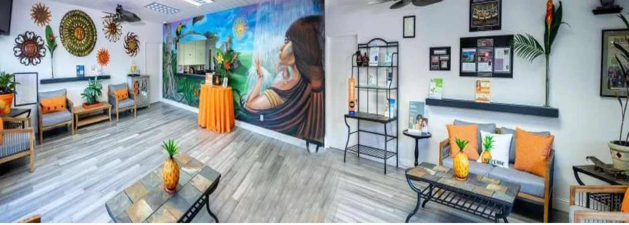 Clean, professional medical spa treatment room with neutral tones at Body Del Sol in Fresno
