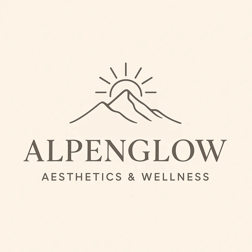 Clean, professional medical spa treatment room with neutral tones at Alpenglow Aesthetics & Wellness in Hillsboro