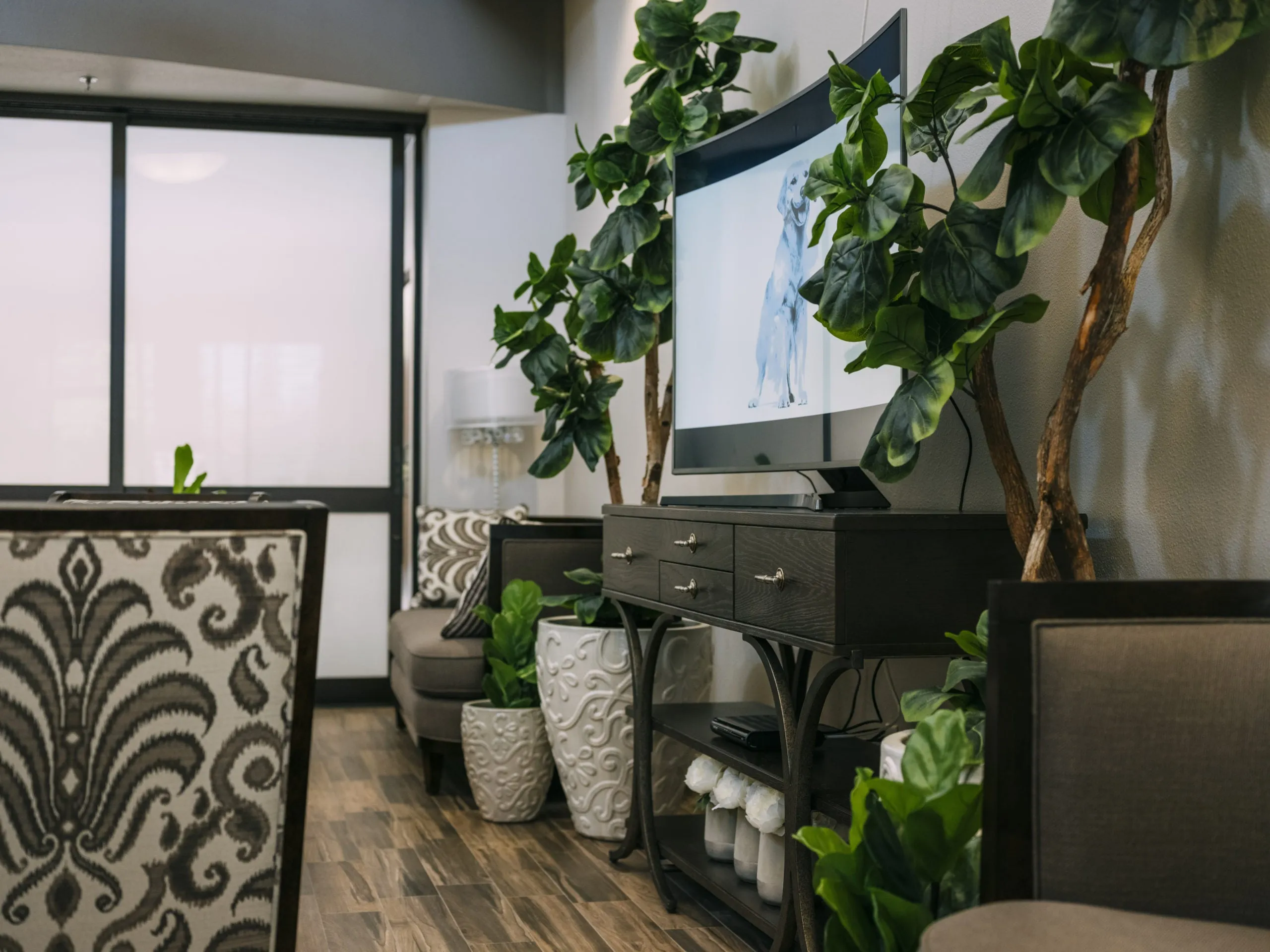 Clean, professional medical spa treatment room with neutral tones at WPS Fresno in Fresno
