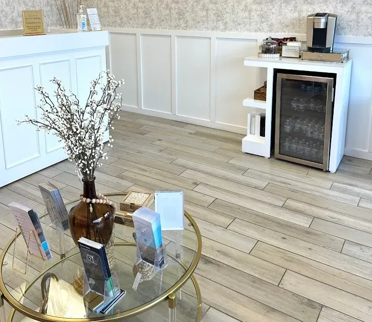Clean, professional medical spa treatment room with neutral tones at Revive Aesthetics and Wellness in Avondale
