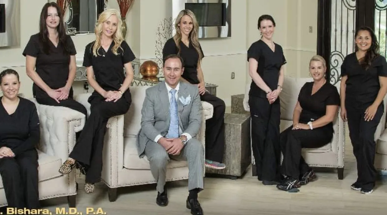 Clean, professional medical spa treatment room with neutral tones at Paragon Plastic Surgery in Mansfield