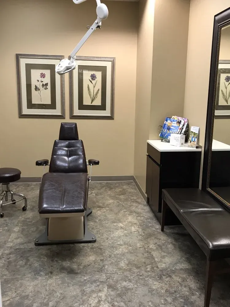 Clean, professional medical spa treatment room with neutral tones at Plastic Surgery Associates of OC in Mission Viejo