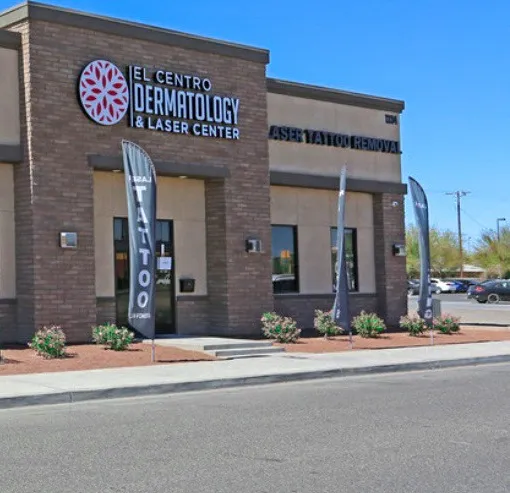 Clean, professional medical spa treatment room with neutral tones at El Centro Dermatology & Laser Cntr in El Centro