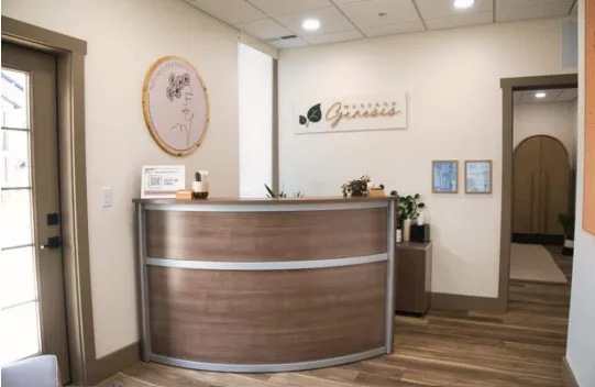 Clean, professional medical spa treatment room with neutral tones at Refined Aesthetics - Logan, UT in Logan