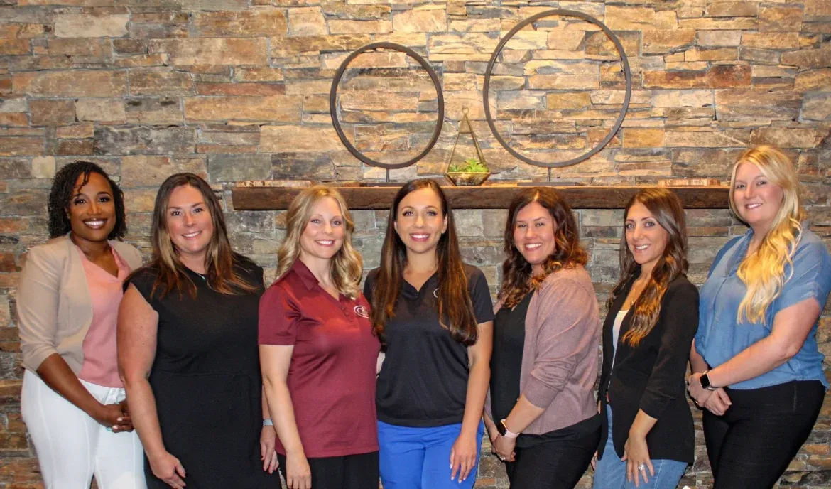 Clean, professional medical spa treatment room with neutral tones at Olive Health in Plant City
