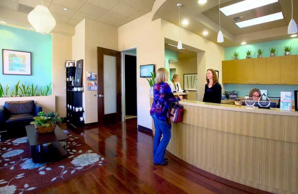 Clean, professional medical spa treatment room with neutral tones at Dermacure in Valencia