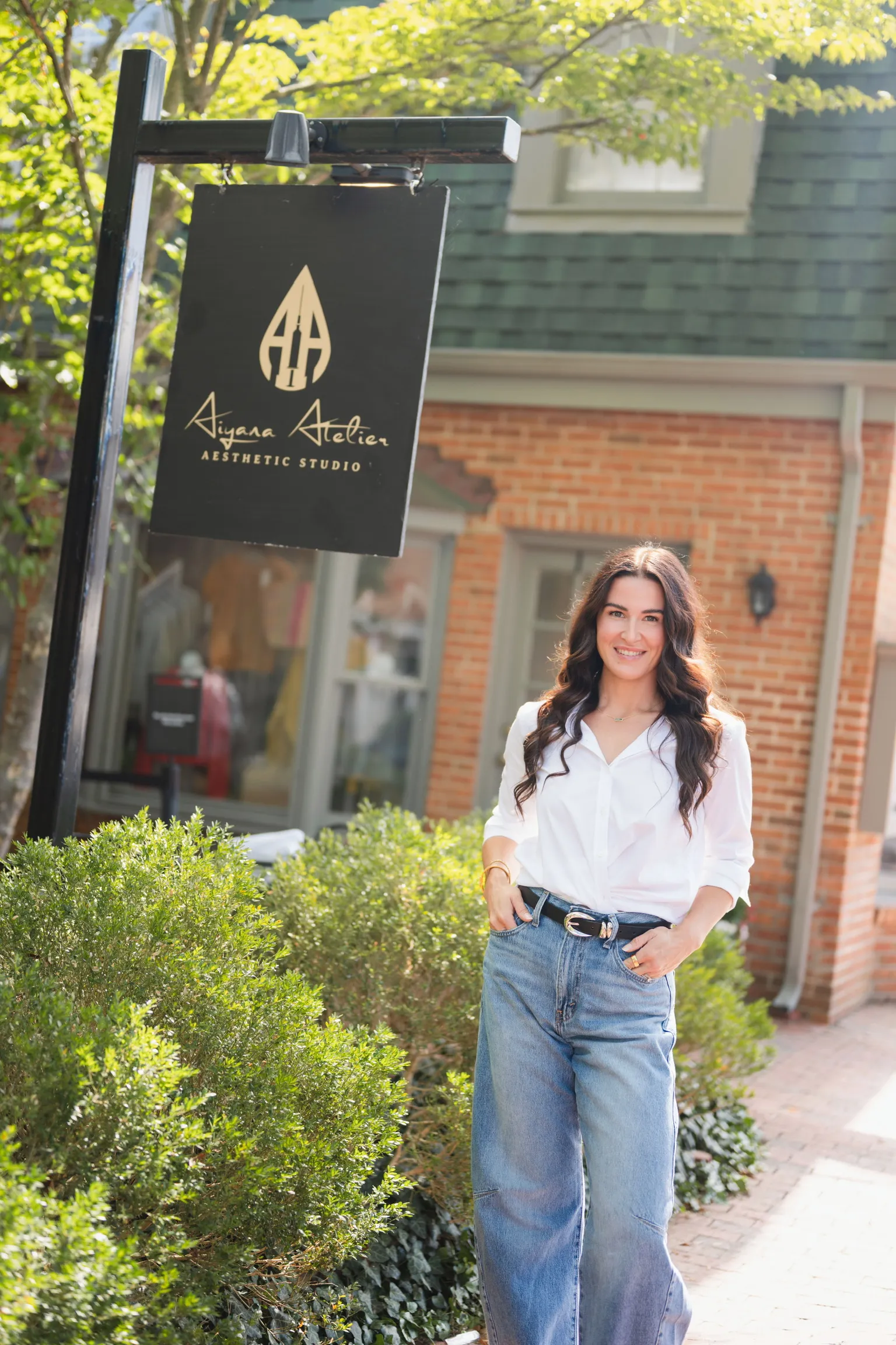 Clean, professional medical spa treatment room with neutral tones at Aiyana Atelier - Middleburg in Middleburg