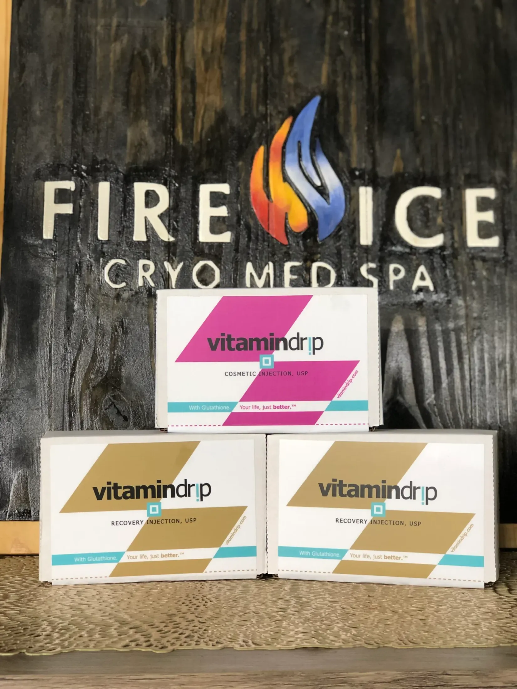 Clean, professional medical spa treatment room with neutral tones at Fire & Ice Cryo Med Spa in Cookeville