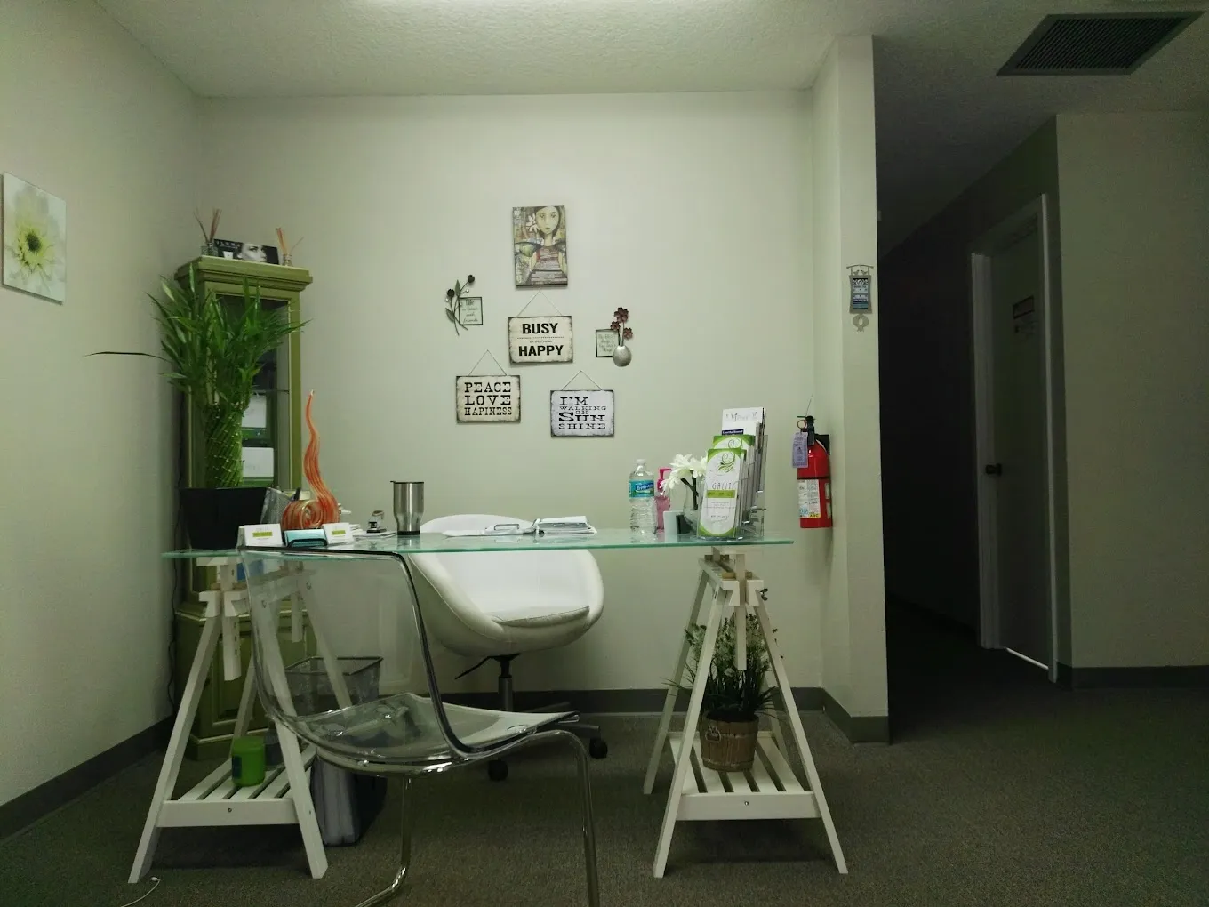 Clean, professional medical spa treatment room with neutral tones at Galit’s Beauty Skin and Soul LLC in Altamonte Springs