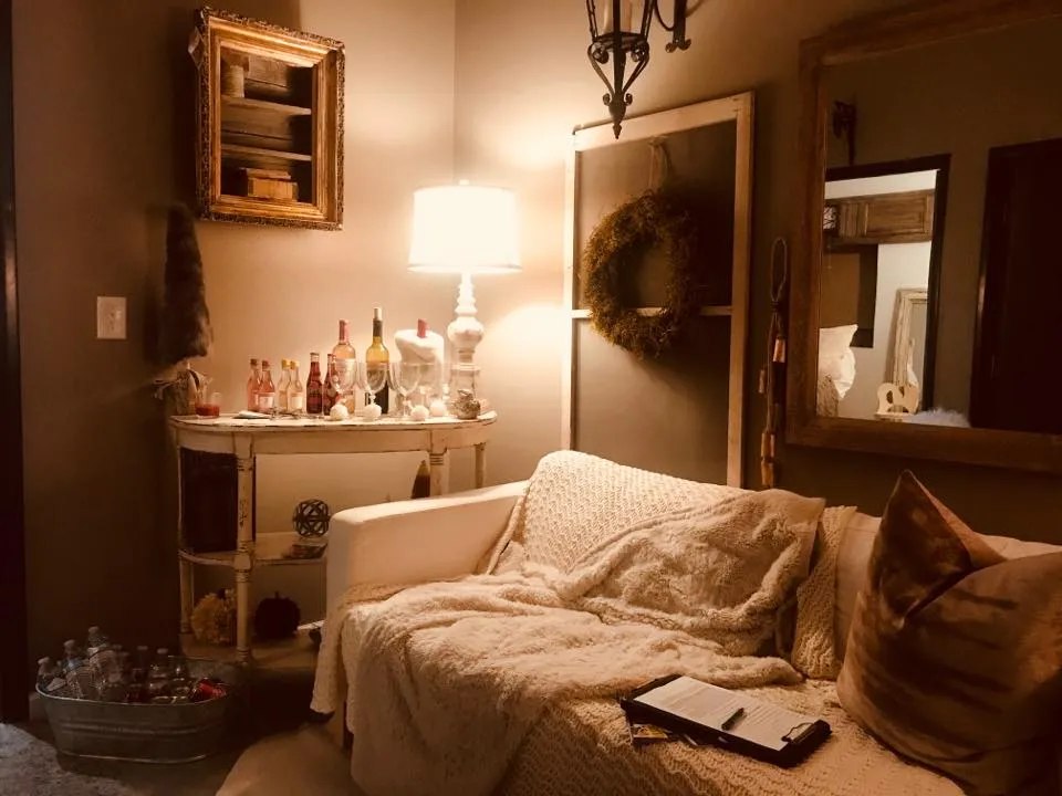 Clean, professional medical spa treatment room with neutral tones at Ivory Med Spa in Parker