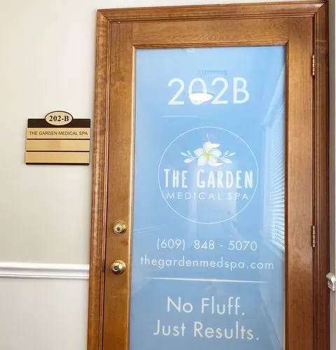 Clean, professional medical spa treatment room with neutral tones at Garden Med Spa & Plastic Surgery in Sewell