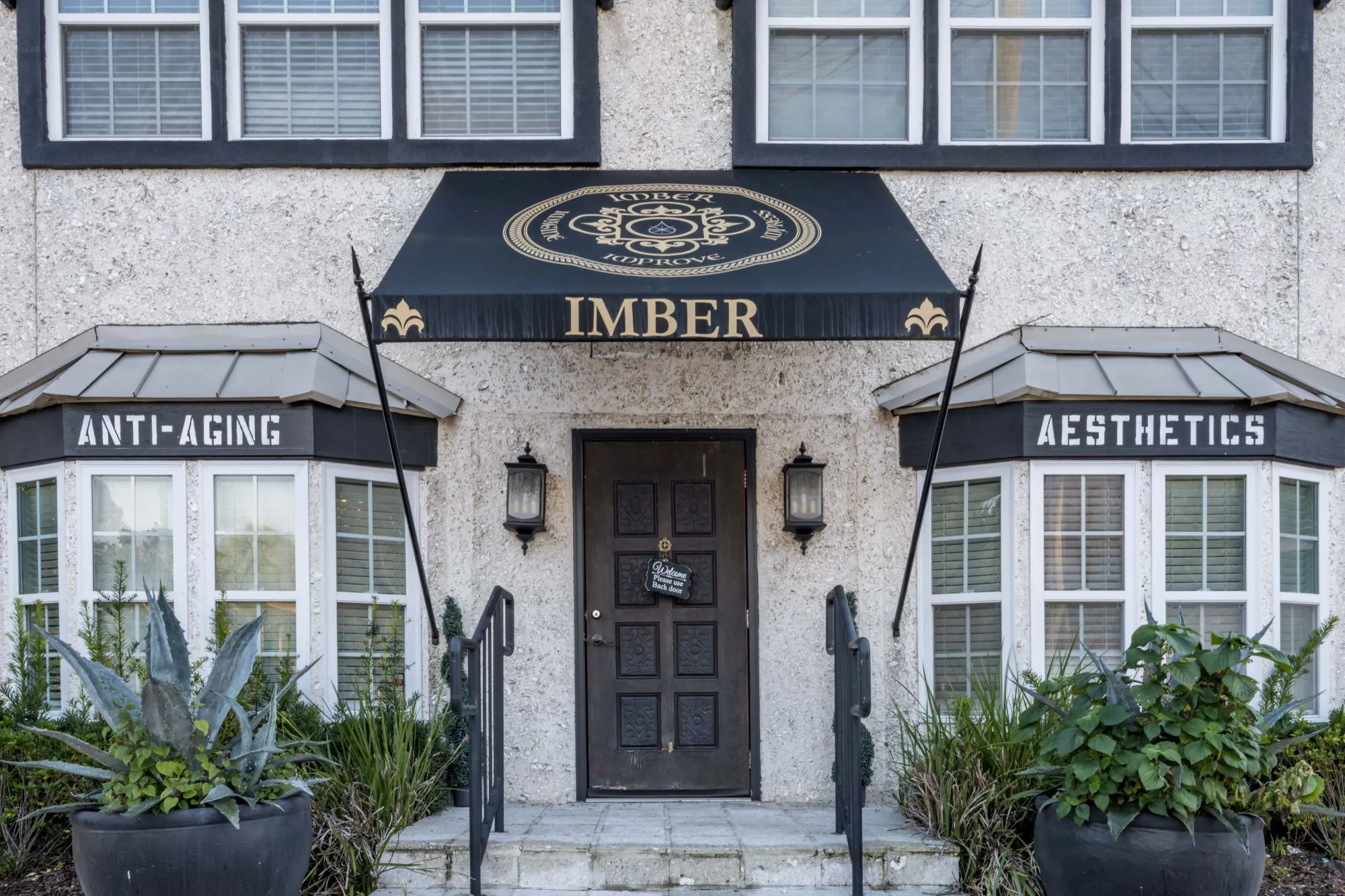 Clean, professional medical spa treatment room with neutral tones at Imber Medical in St. Simons Island