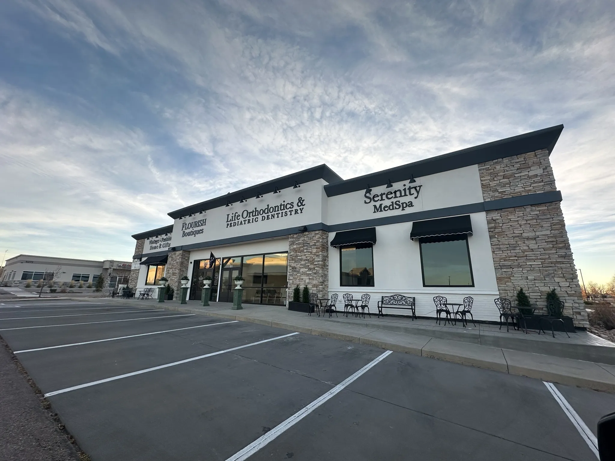 Clean, professional medical spa treatment room with neutral tones at Serenity MedSpa in Colorado Springs
