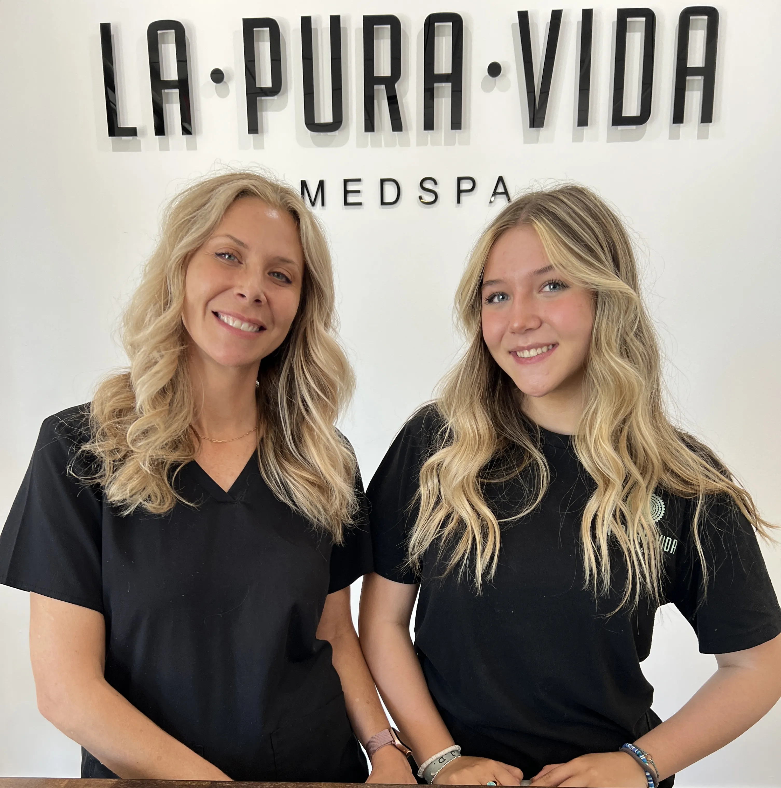 Clean, professional medical spa treatment room with neutral tones at La Pura Vida Med Spa in Queen Creek