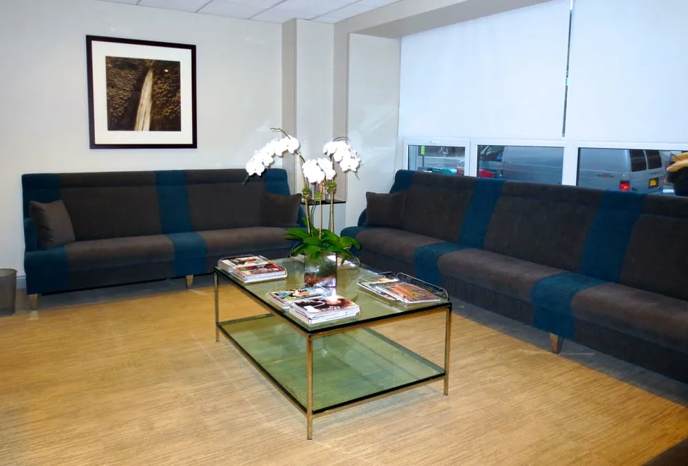Clean, professional medical spa treatment room with neutral tones at ORENTREICH Medical Group in New York