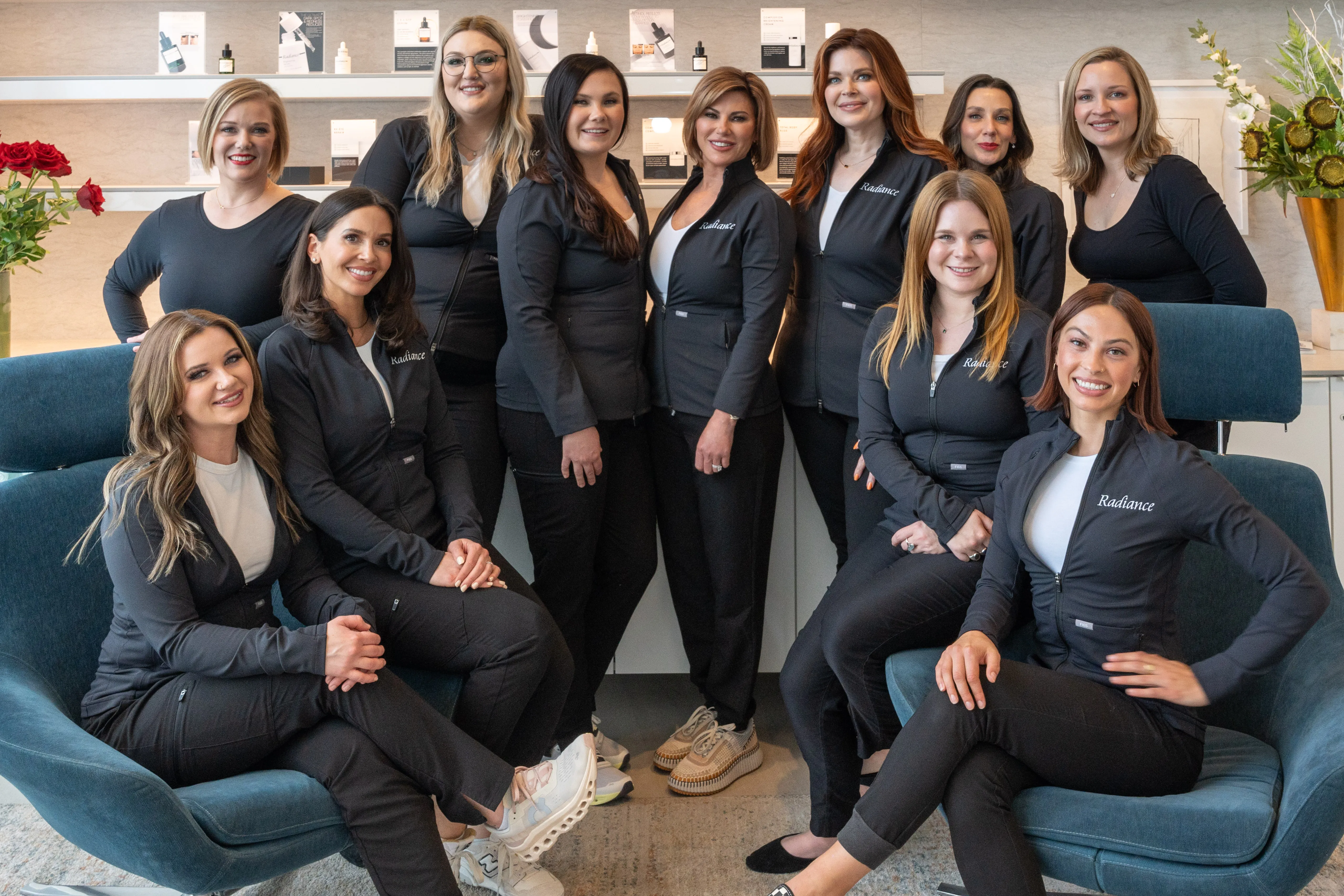 Clean, professional medical spa treatment room with neutral tones at Radiance Skin Therapy & Laser in Madison