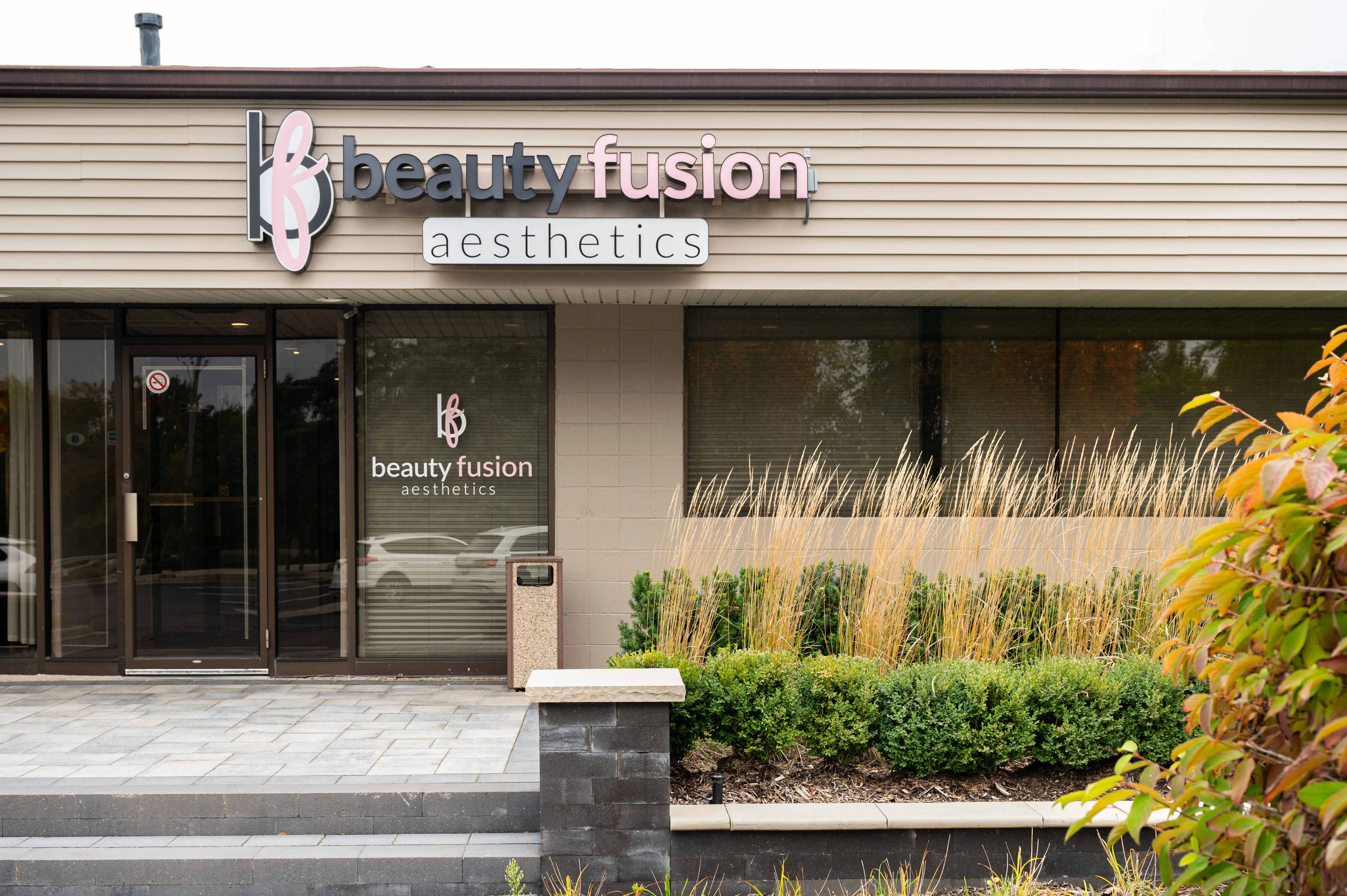 Clean, professional medical spa treatment room with neutral tones at Beauty Fusion Aesthetics Northville in Northville