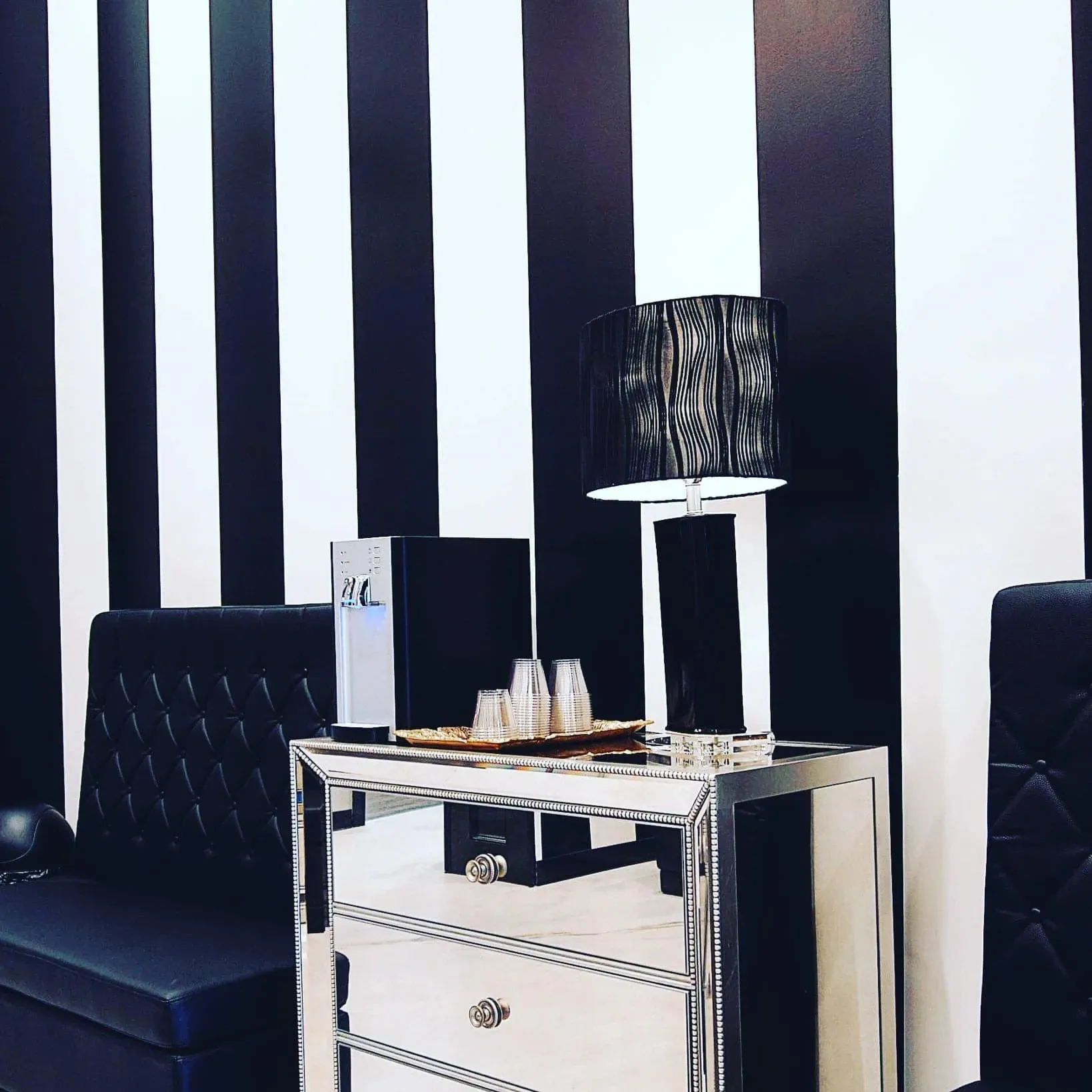 Clean, professional medical spa treatment room with neutral tones at Evolve Medical Spa in Highlands Ranch