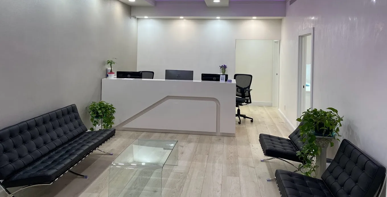 Clean, professional medical spa treatment room with neutral tones at Dermacare Medical in New York