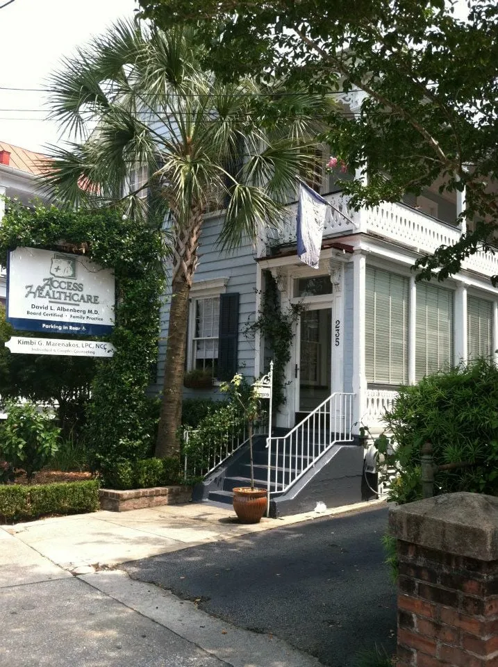 Clean, professional medical spa treatment room with neutral tones at Access Aesthetics in CHARLESTON