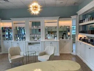 Clean, professional medical spa treatment room with neutral tones at Retuva Medical Spa in Columbia