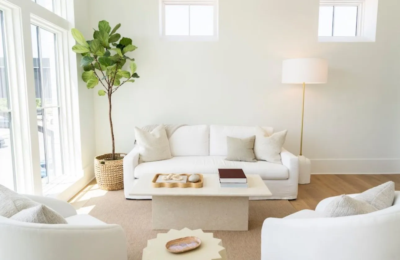 Clean, professional medical spa treatment room with neutral tones at Brio Aesthetics in Greenville