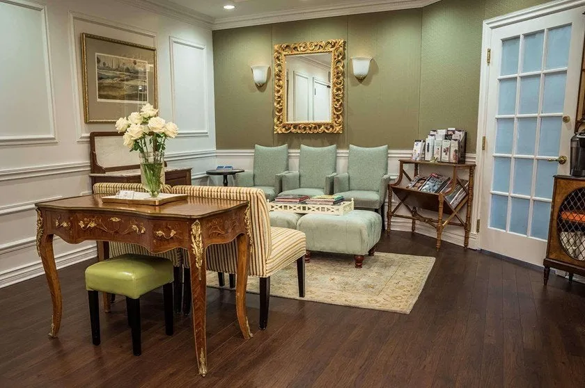 Clean, professional medical spa treatment room with neutral tones at Miami Beach laser and Aesthetics in Miami Beach
