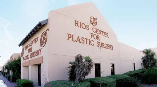 Clean, professional medical spa treatment room with neutral tones at Rios Plastic Surgery in Edinburg
