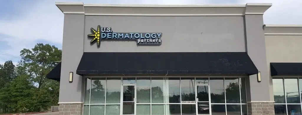 Clean, professional medical spa treatment room with neutral tones at USDP Marshall in Marshall
