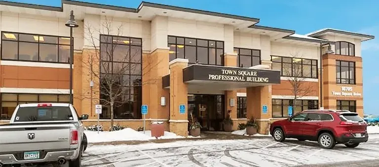 Clean, professional medical spa treatment room with neutral tones at Blaine Pinnacle Dermatology in Blaine