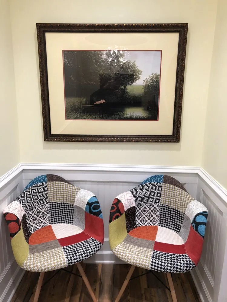 Clean, professional medical spa treatment room with neutral tones at Pal Family Denistry in Reston
