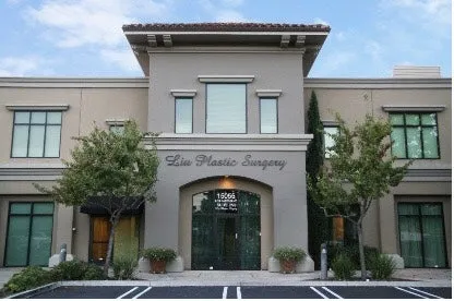 Clean, professional medical spa treatment room with neutral tones at Liu plastic surgery in Los Gatos
