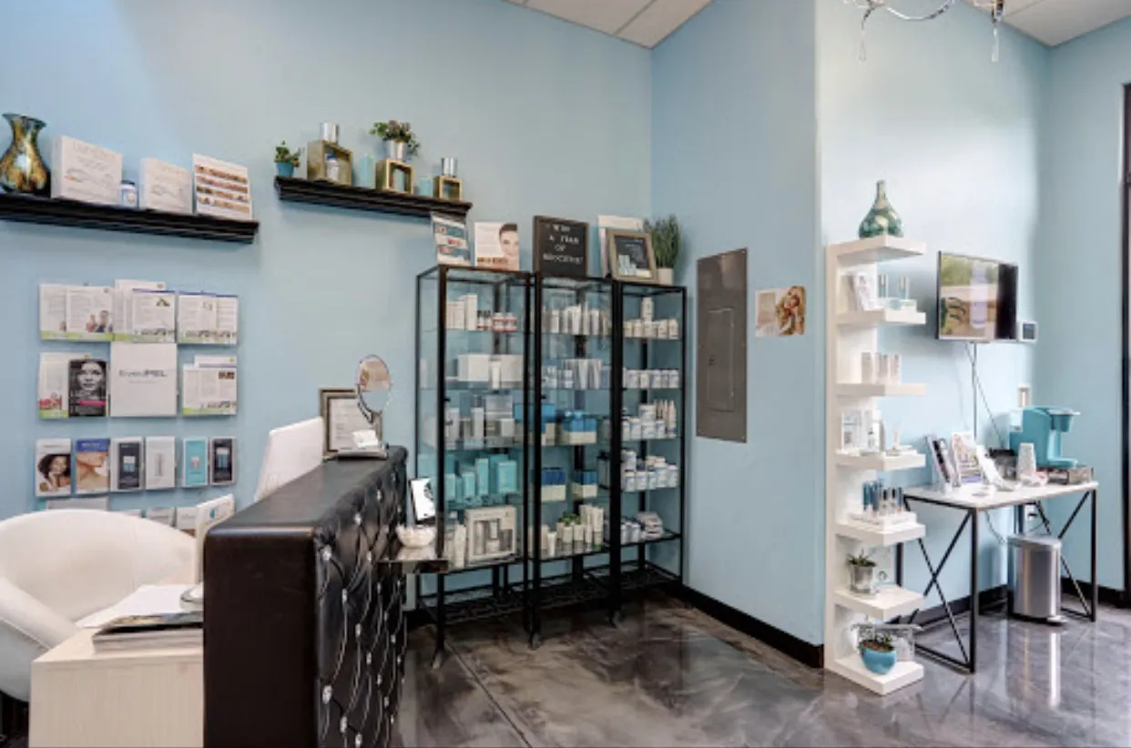 Clean, professional medical spa treatment room with neutral tones at Maricopa Wellness Center in Maricopa