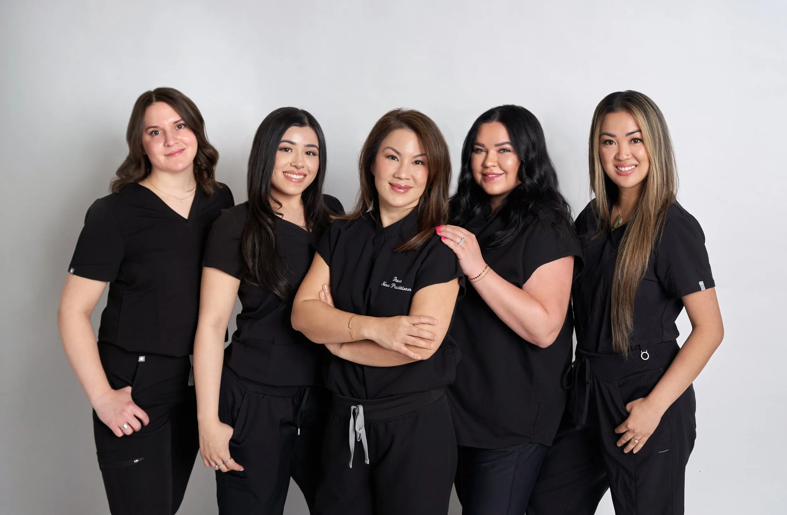 Clean, professional medical spa treatment room with neutral tones at Vital Aesthetics in Issaquah