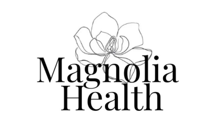 Clean, professional medical spa treatment room with neutral tones at Magnolia Health in Franklinton