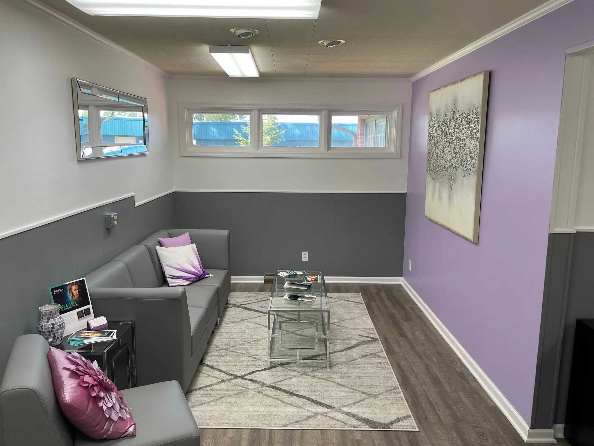 Clean, professional medical spa treatment room with neutral tones at Emerge MediSpa & Wellness Center in Jacksonville