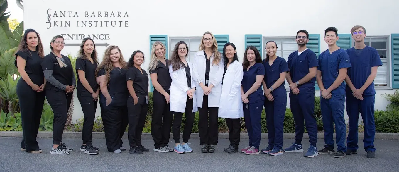 Clean, professional medical spa treatment room with neutral tones at SB Skin Institute in Santa Barbara