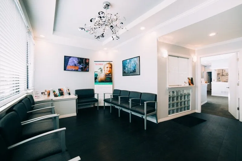 Clean, professional medical spa treatment room with neutral tones at Perri Skin Care in Sewell