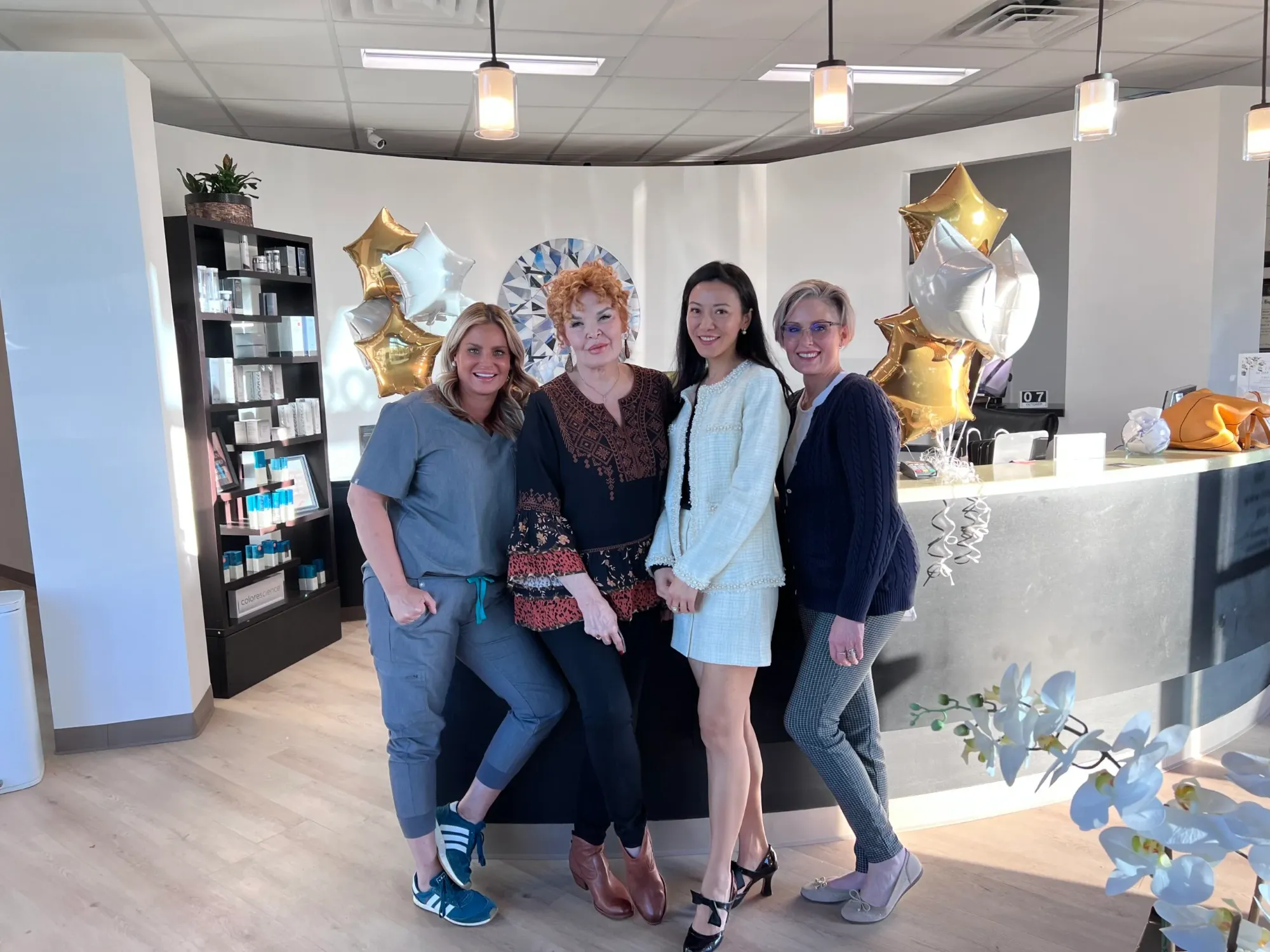 Clean, professional medical spa treatment room with neutral tones at RSVP Med Spa in Overland Park