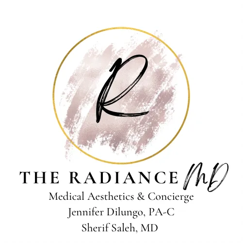 Clean, professional medical spa treatment room with neutral tones at The Radiance MD in Orange